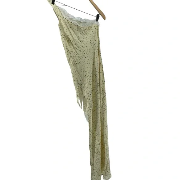 Reformation Cream Polka Dot Lace Chemise - Picture 3 of 4